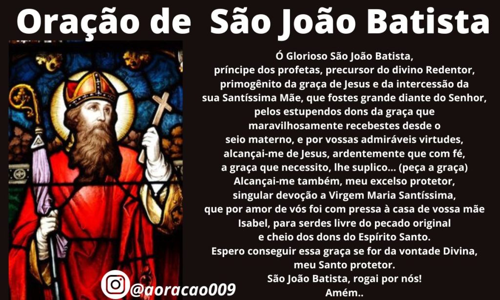 Oração de São João Batista