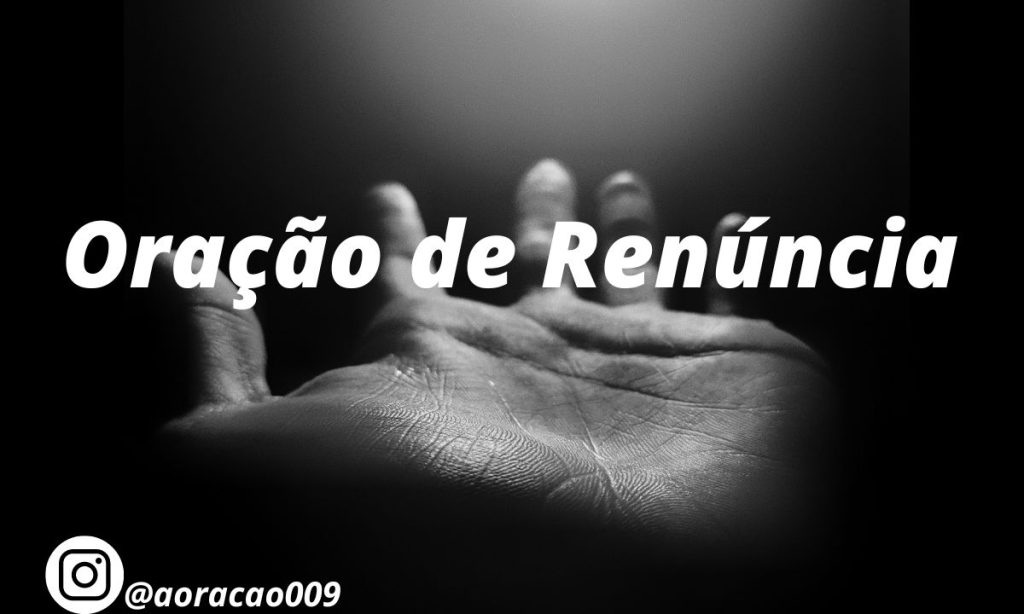 Oração de Renúncia